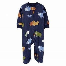 Macacão em Fleece com Pezinho Carter´s - Búfalo