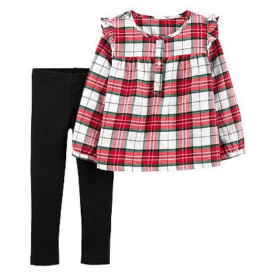 Conjunto 2 Peças Carter´s - Bata Xadrez