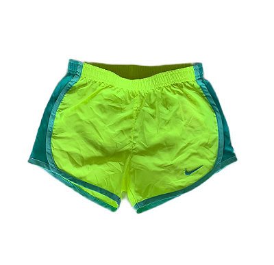 Shorts Esportivo Nike - Amarelo Neon/ Verde