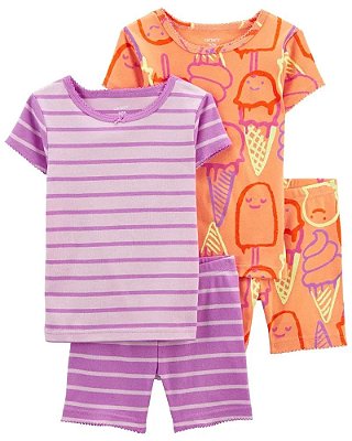 Pijama 4 peças Carter´s - Sorvete