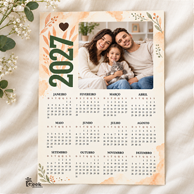 Calendário Personalizado com Imã