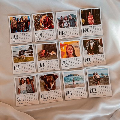 Polaroid Calendário