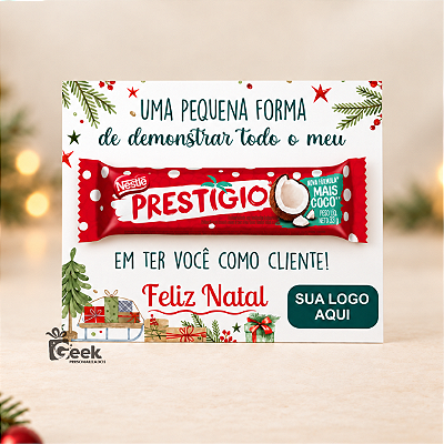 Cartão de Natal Prestígio