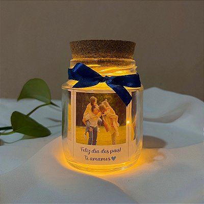 Pote de Luz com 4 fotos