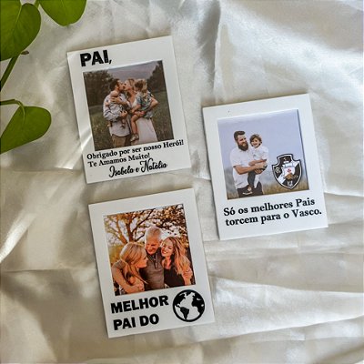 Polaroid Imã de Geladeira de Acrílico