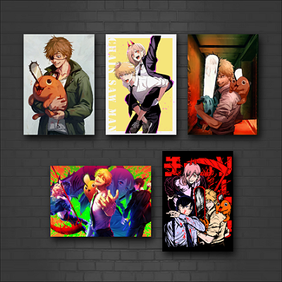 Placa Decorativa Chainsaw Man