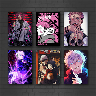 Placa Decorativa Jujutsu Kaisen