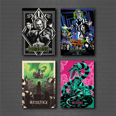 Placa Decorativa Beetlejuice