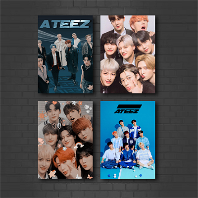 Placa Decorativa Ateez