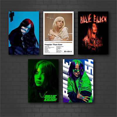 Placa Decorativa Billie Eilish
