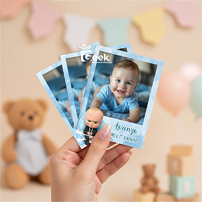 Foto com imã personalizado para lembrancinha aniversário com seu tema Infantil