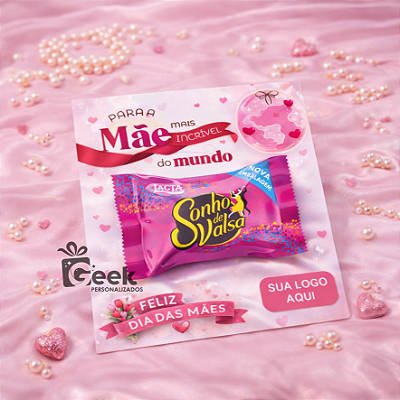 Cartão para Bombom - Dia das Mães