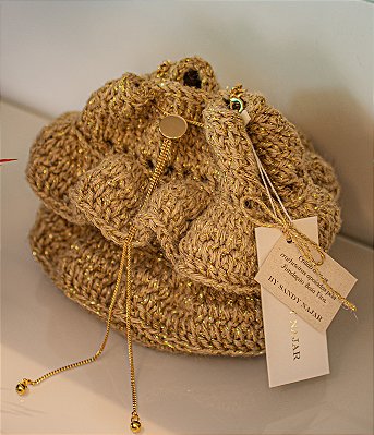 Bolsa sac croche 2 babados Juta