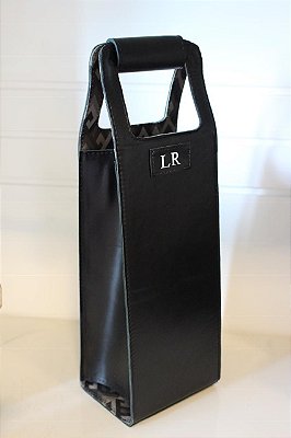 Porta Vinho Personalizado preto