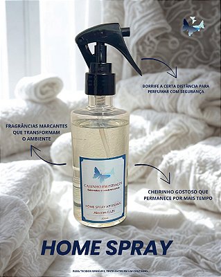 Home Spray | Aromatizador para Ambientes, Tecido e Carro | 200ml