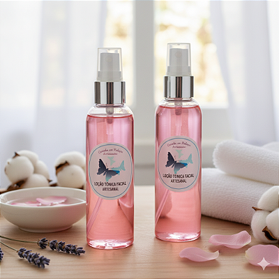 Loção Tônica Facial | Segredo Artesanal para Pele Radiante