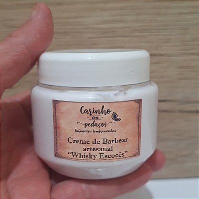 Creme de Barbear Artesanal | Barba Bem Feita e Pele Macia