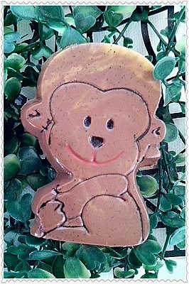 Kit Sabonete Artesanal Macaco Serelepe | Lembrancinha de Maternidade e Aniversário