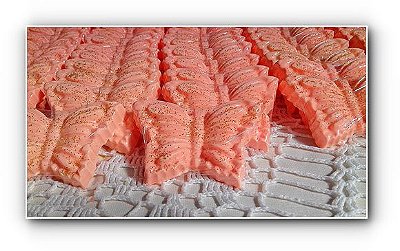 Kit Sabonete Artesanal Borboleta | Delicadeza para Lembrancinha e Decoração