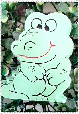 Kit Sabonete Artesanal Jacaré | Lembrancinha de Maternidade e Aniversário