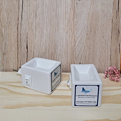 Difusor Elétrico de Porcelana | Aromatizador Bivolt para Ambientes