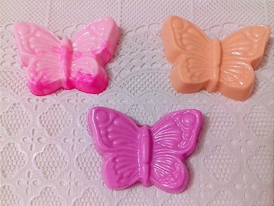 Kit Sabonete Artesanal Pequena Borboleta | Mini Lembrancinha