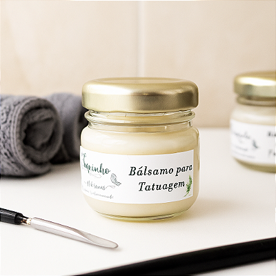 Bálsamo Natural para Tatuagem | Sua Arte na Pele, Impecável
