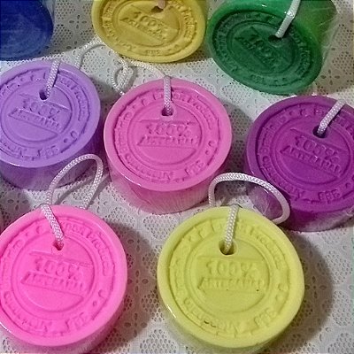 Sabonete 100% Artesanal c/Cordão | A Beleza que Facilita o Seu Dia