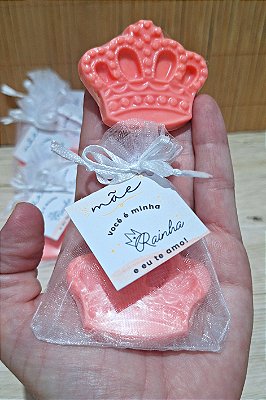 Kit Sabonete Artesanal Coroa : Um Toque de Realeza para Sua Festa!