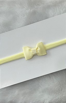 Lacinho Sofia Faixa Amarelo