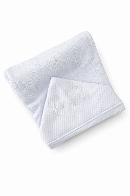 Toalha de Banho Infantil com Capuz Branco Provençal