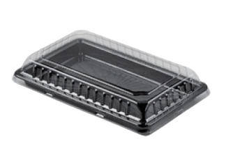 Embalagem Sushi Delivery PET Combo JF02 - 190x110x40 mm 200 Unidades