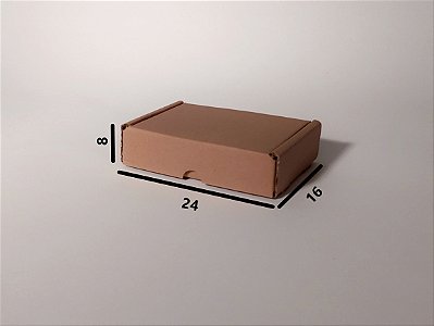 Caixa Correio 24x16x8 cm Sem Impressão (10 Unidades) - R$2,19/un