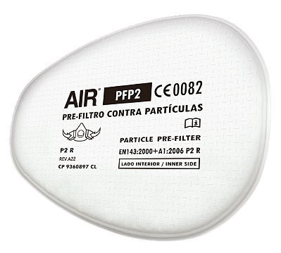 Filtro para Máscara Air PFP2 P2R Caixa c/ 5 Pares