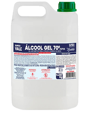 Álcool Gel 70º SuperVale 5L