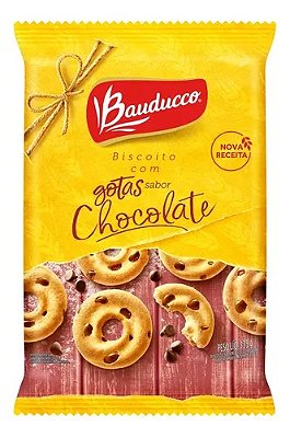 Biscoito Bolacha Bauducco Leite c/ gotas de chocolate 335g