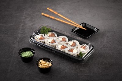 Embalagem Sushi Delivery Combo JF00 - 196x70x47 mm 200 Unidades