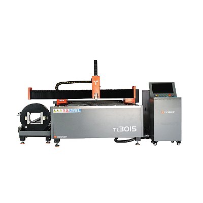 Máquina de Corte a Laser Híbrida - Chapa e Tubo Translaser TL3015H
