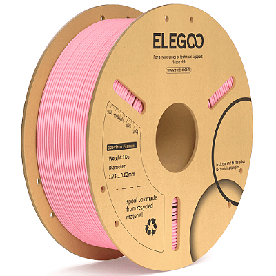 Filamento Elegoo PLA + (Plus) 1.75mm 1Kg Rosa