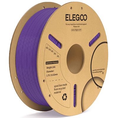 Filamento Elegoo PLA + (Plus) 1.75mm 1Kg Roxo