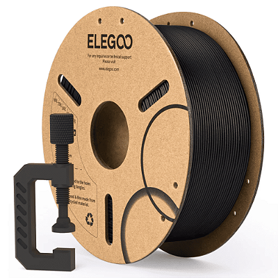 Filamento Elegoo PLA-CF (Fibra de Carbono) 1.75mm 1Kg Preto