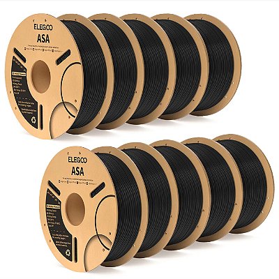 Caixa com 10 Filamentos Elegoo ASA 1.75mm 1Kg