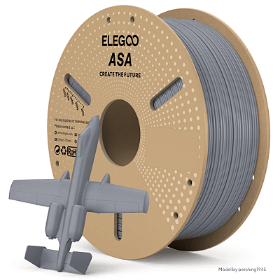 Filamento Elegoo ASA 1.75mm 1Kg Cinza