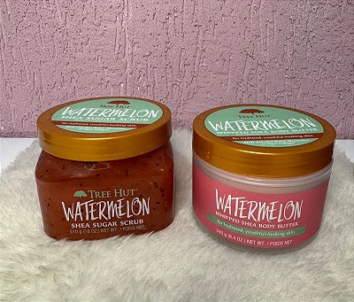 Kit Esfoliante Corporal + Manteiga Hidratante Corporal - Watermelon - Tree Hut