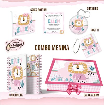 Arquivo Caixa Álbum - Garra fichário + Artes