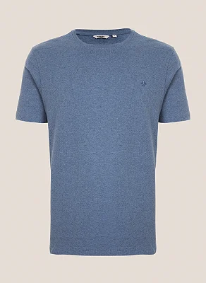 Camiseta Básica Melange Color Dudalina