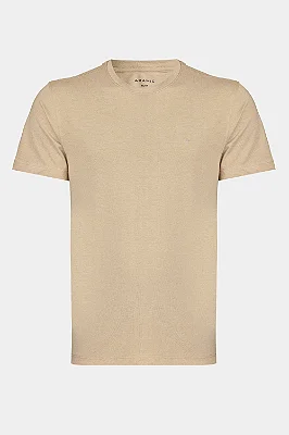 Camiseta Básica Aramis Areia