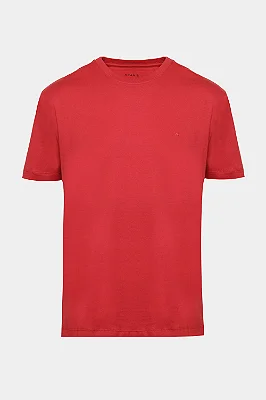 Camiseta Básica Aramis Vermelho Cereja