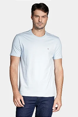 Camiseta Básica Aramis Azul Pastel