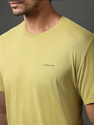 Camiseta Básica Calvin Klein Verde Pistache